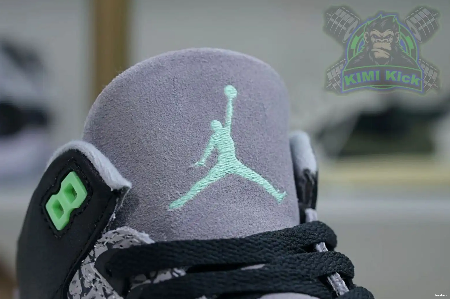 Air Green Jordan 3 Glow Kimikick 0608